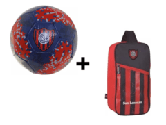 COMBO FUTBOL BOTINERO + PELOTA OFICIAL SAN LORENZO