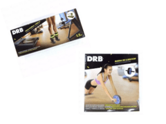 Combo gym Dribbling!!! pesas tobilleras muñequeras + rueda abdominal