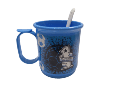 Taza de Plastico con Cuchara Racing - TAZACU