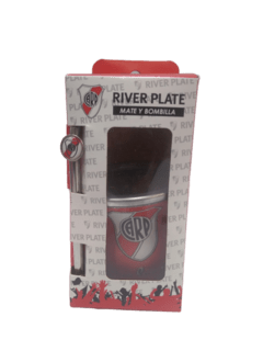 Mate Oficial River Plate con bombilla - matmaca