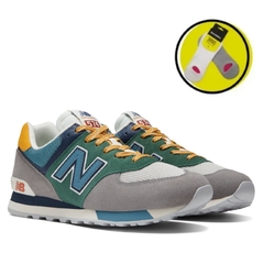 Zapatillas New Balance Hombre Ml574le2 +medias gratis!