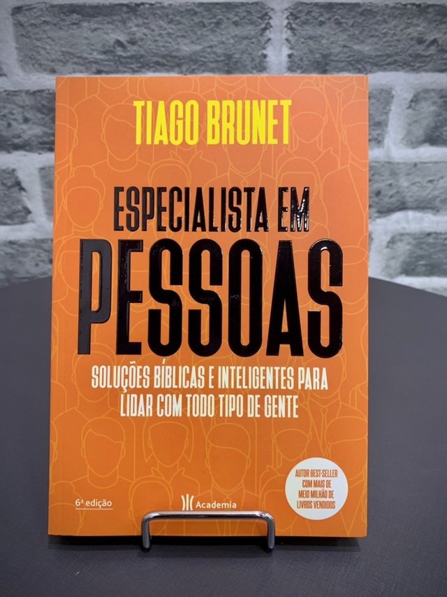Livro - Especialista em pessoas | Tiago Brunet