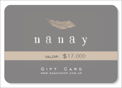 Gift Cards Nanay - tienda online