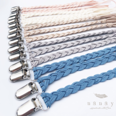 Portachupetes Trenzas - Nanay «Handmade with care»