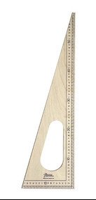 Escuadra de madera de 15 x 15 cms