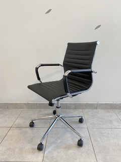 SILLON EJECUTIVO RESPALDO MEDIO NEGRO - tienda online