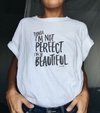 Camiseta BTS “Though I’m not perfect I’m so beautiful”