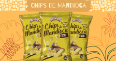 Chips de Mandioca Cebola e Salsa 50g Sertanitos - Hunger.Fit