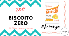 Bom Biscoito Zero 100g - Laranja