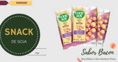 Snack de Soja Sabor Bacon - comprar online