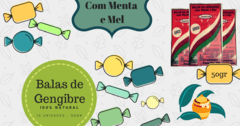 Balas de Gengibre com Menta e Mel Amatuvida - comprar online
