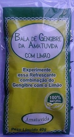 Balas de Gengibre com Alcaçuz e Própolis Amatuvida