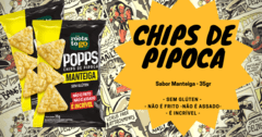 Chips de Pipoca - Popps de Manteiga Roots To Go - comprar online
