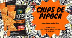 Chips de Pipoca - Popps Queijo Nacho Roots To Go - comprar online