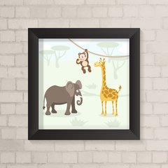 Quadro Infantil Safari - comprar online