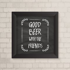 Quadro Casa Good Beer - comprar online
