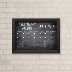 Quadro Planner Passarinhos - comprar online