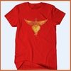Camiseta Bon Jovi Coração com Asas Dourado