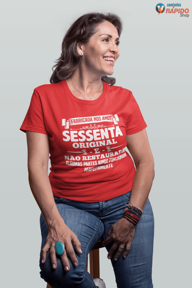 Camiseta Fabricado nos anos sessenta Original não restaurado