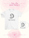 Kit Camiseta Básica e Caneca Dia das Mães - Feliz Dia das Mães