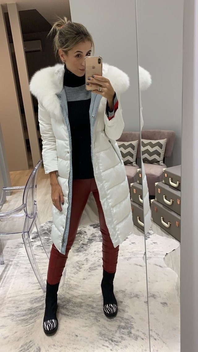 Sobretudo de store nylon