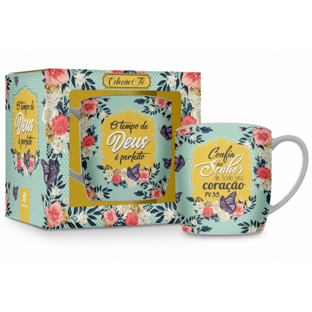 CANECA Caneca Xadrez Brasil R$38,35 em