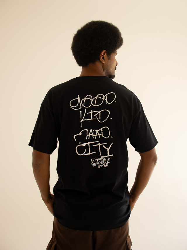 Camiseta Oversized Kendrick Lamar good kid m.A.A.d city