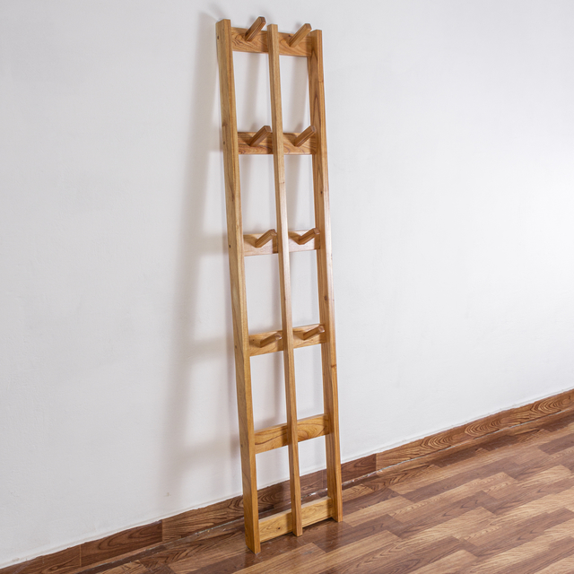 Perchero Nordico de Pie 2 Modulos Madera Paraiso LMO