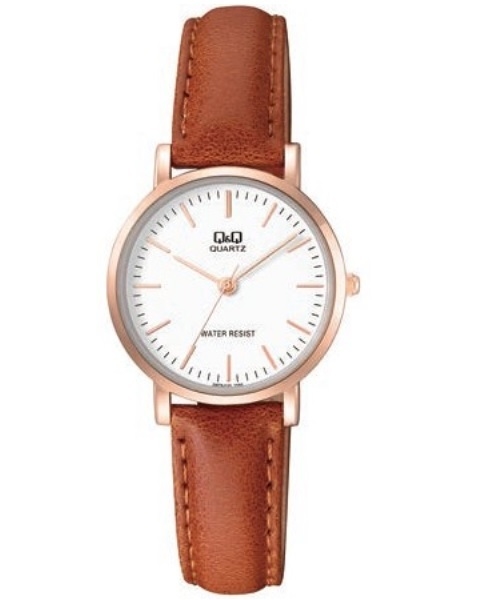 Reloj q&q correa de cuero hot sale