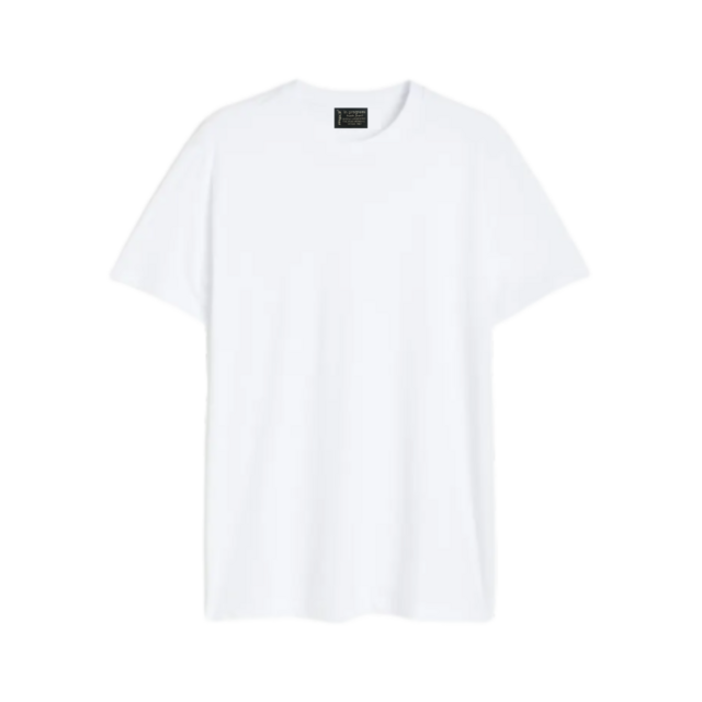 Remera blanca de algodon hotsell