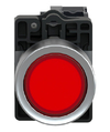 Pulsador Rasante Rojo C/luz 24v D 22mm 1na Schneider