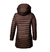 PARKA DE PLUMA CHOCOLATE MUJER - comprar online