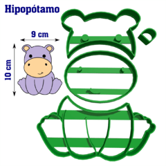 Cortante Hipop?tamo Fondant
