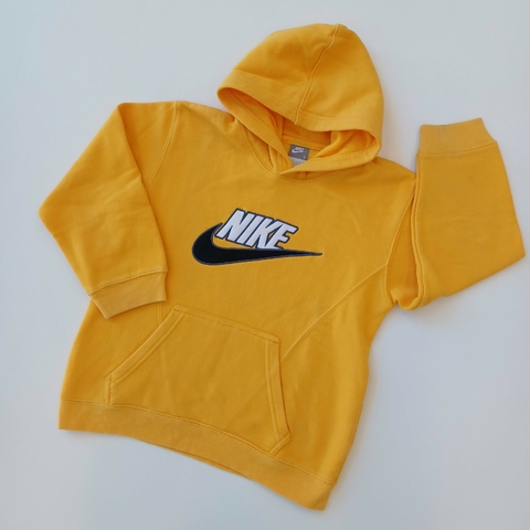 Buzo Nike T.7 años amarillo con frisa