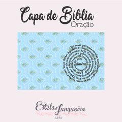 kit de tecido para Capa de Bíblia Orações - Mod. 06