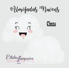 Kit Almofada nuvens Cinza