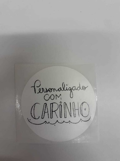 ETIQUETAS REDONDAS PERSONALIZADO COM CARINHO - comprar online