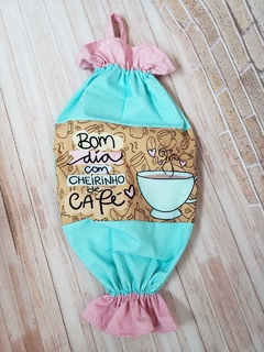 Puxa saco pronto BOM DIA COM CHEIRINHO DE CAFE