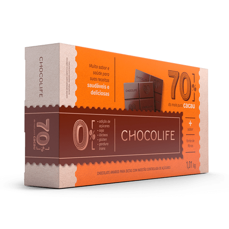 CHOCOLATE AO LEITE DE COCO 70% CACAU (PEDAÇOS) | 100g | CHOCOLIFE