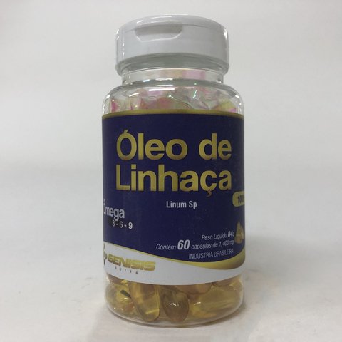 ÓLEO DE LINHAÇA 1000 | 60 CÁPSULAS | GENISIS