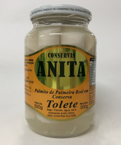 PALMITO TOLETE CONSERVA | 300G |ANITA