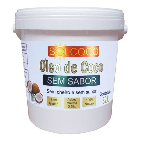 ÓLEO DE COCO SEM SABOR | 3,2 LITROS | SOLCOCO