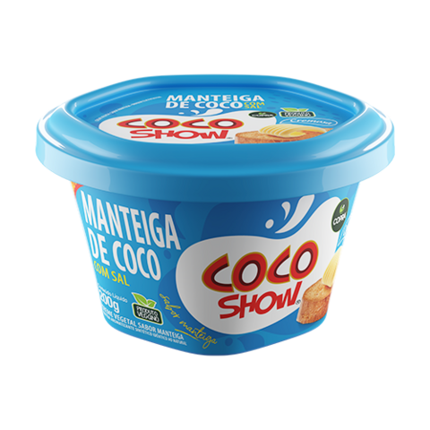 MANTEIGA DE COCO C/ SAL VEGANA | 200g | COCOSHOW