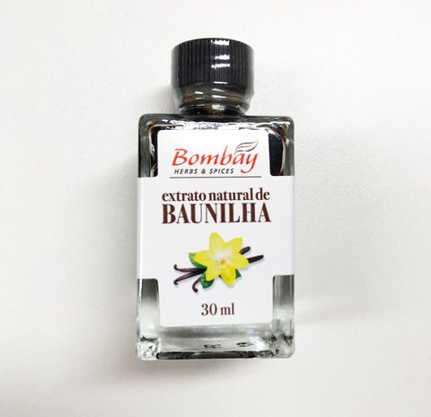 EXTRATO NATURAL DE BAUNILHA | 30ml | BOMBAY