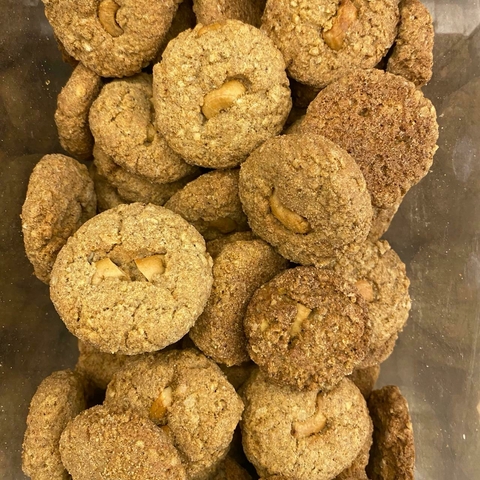 COOKIES INTEGRAL CASTANHA (ZERO AÇÚCAR) - BUGGOS | 100g