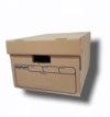 CAJA ARCHIVO CARTON CORRUGADO 42x32x25 C/TAPA APE