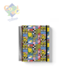 CUADERNO FW 16X21 MINIONS RAYADO CON ELASTICO