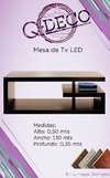 Mesa de led tv lcd minimalista moderna