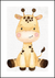 Quadro Decorativo Infantil - Girafa (Coleção Safari)