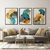 Quadro Decorativo - trio: flores art - comprar online